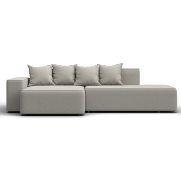 Диван угловой Лига-079 угол левый Бежевый, Рогожка