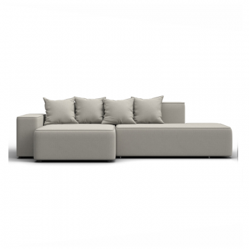 Диван угловой Лига-079 угол левый Бежевый, Рогожка