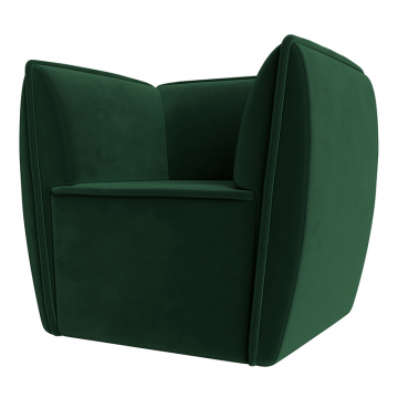 Кресло Бергамо Зеленый, Велюр