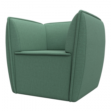 Кресло Бергамо Зеленый, Рогожка