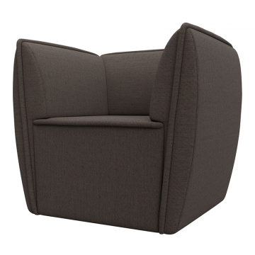 Кресло Бергамо Коричневый, Рогожка