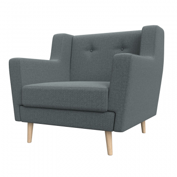 Кресло Брайтон Серый, Рогожка