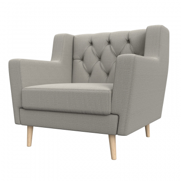 Кресло Брайтон Люкс Бежевый, Рогожка