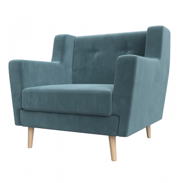 Кресло Брайтон Бирюзовый, Велюр