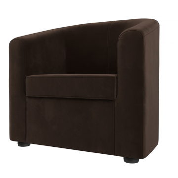 Кресло Норден Коричневый, Микровельвет