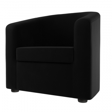 Кресло Норден Черный, Микровельвет