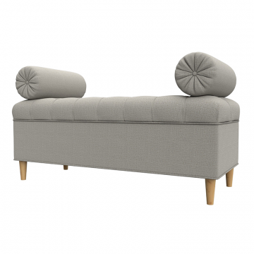 Банкетка Глория, Амур 02 Бежевый, Рогожка