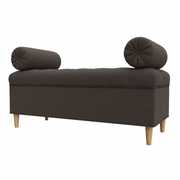 Банкетка Глория, Амур 05 Коричневый, Рогожка