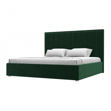 Кровать интерьерная Афродита 160 Зеленый, Велюр