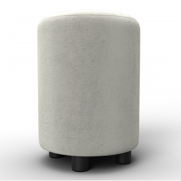 Пуф 001 Молочный, Велюр