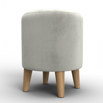 Пуф 002 Молочный, Велюр