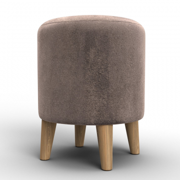 Пуф 002 Бежевый, Велюр