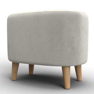 Пуф 003 Молочный, Велюр