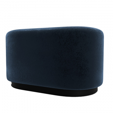 Пуф 007 Синий, Велюр