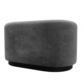 Пуф 007 Серый, Велюр