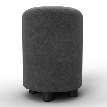 Пуф 001 Темно-серый, Велюр