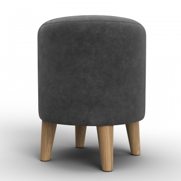Пуф 002 Темно-серый, Велюр