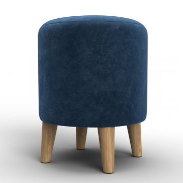 Пуф 002 Синий, Велюр