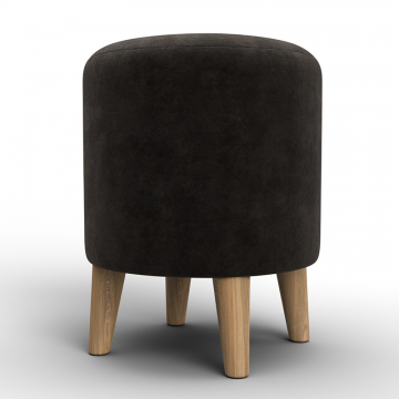 Пуф 002 Коричневый, Велюр