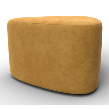 Пуф 004, BRUT 10 желтый, Велюр