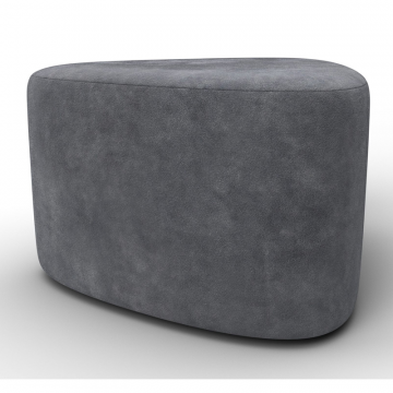 Пуф 004, BRUT 16 темно-серый, Велюр