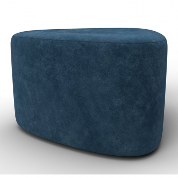 Пуф 004, BRUT 11 синий, Велюр