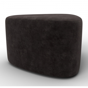 Пуф 004, BRUT 17 коричневый, Велюр