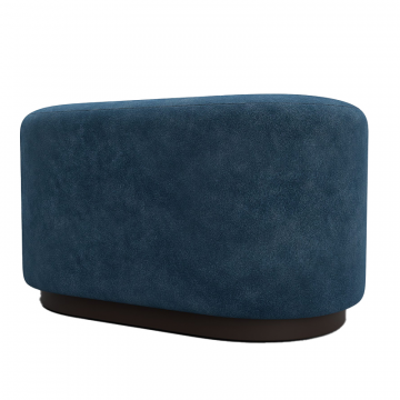 Пуф 007 Синий, Велюр