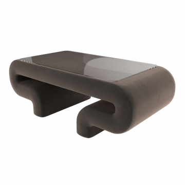 Стол Волна, SEVEN 727 коричневый, Велюр