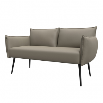 Диван прямой Лига-083, GRIFON 04 бежевый, Экокожа