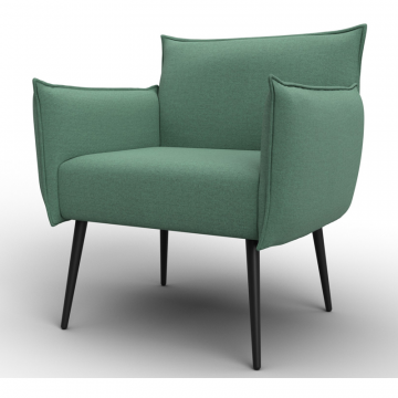 Кресло Лига-083, Амур 11 зеленый, Рогожка