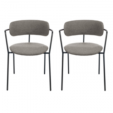 Комплект из 2-х стульев Ant букле серый