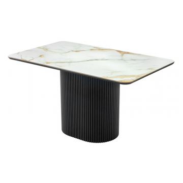 Стол Festa 140x85x77см, керамогранит Calacatte gold