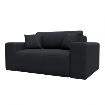 Кресло Лига-036 НПБ, JOLY 16 темно-серый, Замша