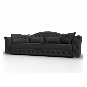 Диван прямой Артис, JOLY 08 коричневый, Замша