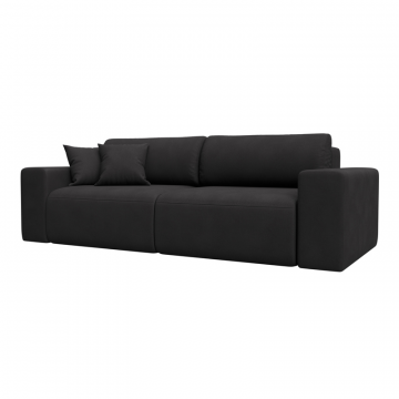 Диван прямой Лига-036 НПБ Классик, JOLY 08 коричневый, Замша