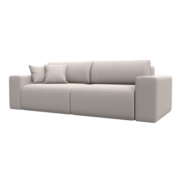 Диван прямой Лига-036 НПБ Классик, JOLY 05 бежевый, Замша