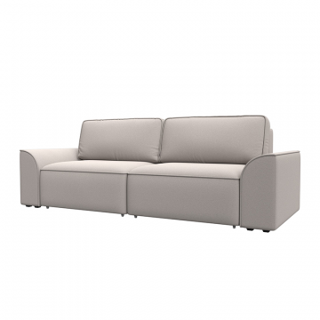 Диван прямой Лига-048 НПБ Бежевый, Замша