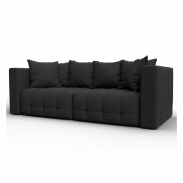 Диван прямой Лига-052 НПБ, JOLY 08 коричневый, Замша