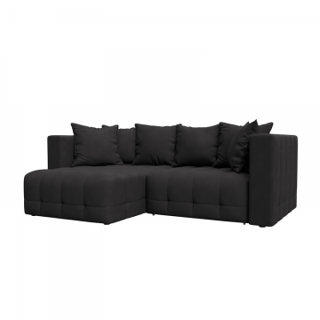 Диван угловой Лига-052 НПБ угол универсальный Коричневый, Замша