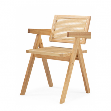 Деревянный стул Rattan wood