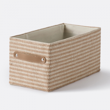 Плетеная корзина из бумаги Osha  единый размер бежевый