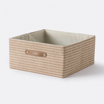 Плетеная корзина из бумаги Osha  единый размер бежевый
