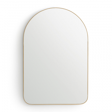 Зеркало с отделкой латунью 60 x 90 см Uyova  единый размер желтый