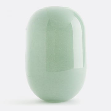 Ваза закругленная из стекла В235 см Iva  единый размер зеленый