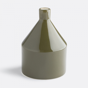 Ваза из керамики В16 см Mirany  единый размер зеленый