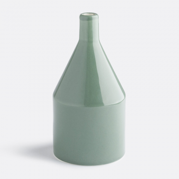 Ваза из керамики В21 см Mirany  единый размер зеленый