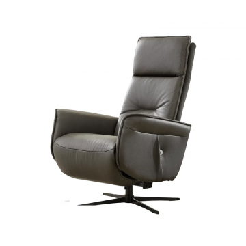 Кресло Brisbane с мануальным реклайнером, натуральная кожа D