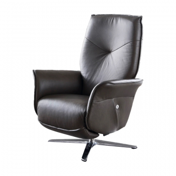 Кресло с реклайнером Salina натуральная кожа E soft