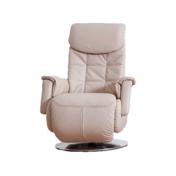 Кресло Fox Plus c реклайнером и увеличенным сидением, кожа D